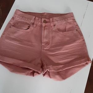 High Waisted Denim Shorts